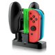 thumbnail image 2 of r4p DOBE TNS-879 Colorful LED Charging Station Holder with Cable z2J for Nintendo Switch Joy-con Pro, 2 of 5