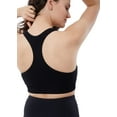 thumbnail image 4 of Ingrid & Isabel Basics Seamless Maternity & Nursing Sports Bra, Low to Medium Impact, Black, 4 of 5