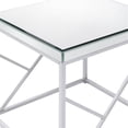 thumbnail image 4 of Steve Silver Evelyn Mirror Top Chrome End Table, 4 of 6