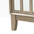 thumbnail image 6 of Sideboard Buffet,Mid Century Modern Storage Cabinet with Doors and Shelves, Boho Style Wooden Buffet Cabinet for Living Room, 6 of 9