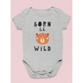 thumbnail image 3 of Born To Be Wild Cute Bear Bodysuit Infant -Image by Shutterstock,  12 Months, 3 of 4