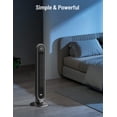 thumbnail image 4 of Tower Fan, 38” Oscillating Tower Fan with Remote, LED Display Cooling Tower Fan, Air Conditioner Bladeless Fan for Bedroom, Living Room, Offices & Kitchen, 4 of 9