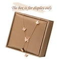 thumbnail image 3 of Collier pour Femmes Mode Design Spécial Diamant Acier Titane Brillant Collier Clavicule Collier Croisé, 3 of 5