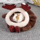 thumbnail image 4 of Nido Cálido Ligero Hámster Conejillos De Indias Cama Invierno Mascota Roedor Nido Cama, Invierno Cálido Nido Cómodo Para Hurón Rata Hámster Hábitat (Brauns). Afortunado Sencillez, 4 of 5