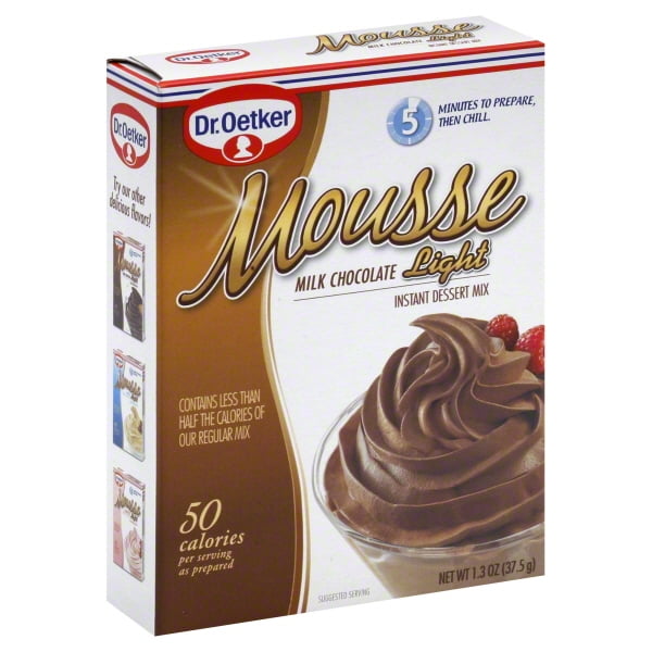 Dr. Oetker Mousse Light Instant Dessert Mix Milk Chocolate Walmart