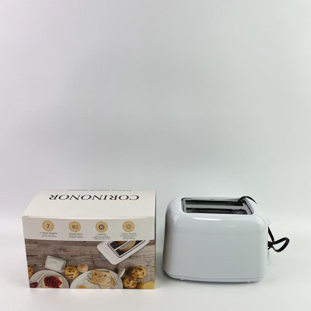 CORINONOR Electric sandwich toasters,Portable Household Toaster Home Sandwich Breakfast Machine Automatic Breakfast Toaster Driver Creative Gift