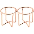 thumbnail image 1 of CIMAXIC Porte-Éponge de Maquillage 2 Pcs Forme Croisée Or Rose Étagère de Rangement pour Éponge de Maquillage Présentoir Délicat pour Œufs Cosmétiques Support de Séchage Beauté, 1.77"X1.77"X1.77 Pouces, 1 of 5