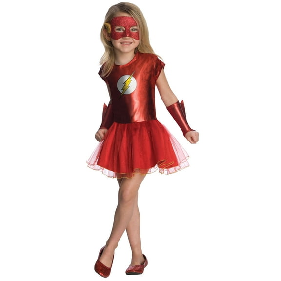 DC Comics Flash Tutu Costume for Toddlers by Rubies, Girls 2T-4T