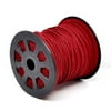Red Micro Fiber Faux Suede 2.5mm 90 Yard Spool Flat Lace Beading Craft Cord