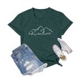 thumbnail image 2 of Anbech Women Mountain T Shirts Adventure Graphic Short Sleeve Shirt Tee Tops, 2 of 6