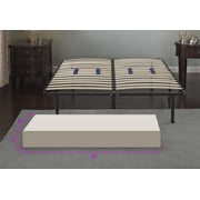 Boyd Sleep 14 Euro Metal Platform Bed Frame - Adjustable Lumbar Support, Tool-Free Assembly, Full
