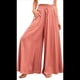 thumbnail image 1 of Pantalones Casuales para Mujer, con Cintura Elástica y Pierna , con Bolsillos. Naranja Rojo M, 1 of 10