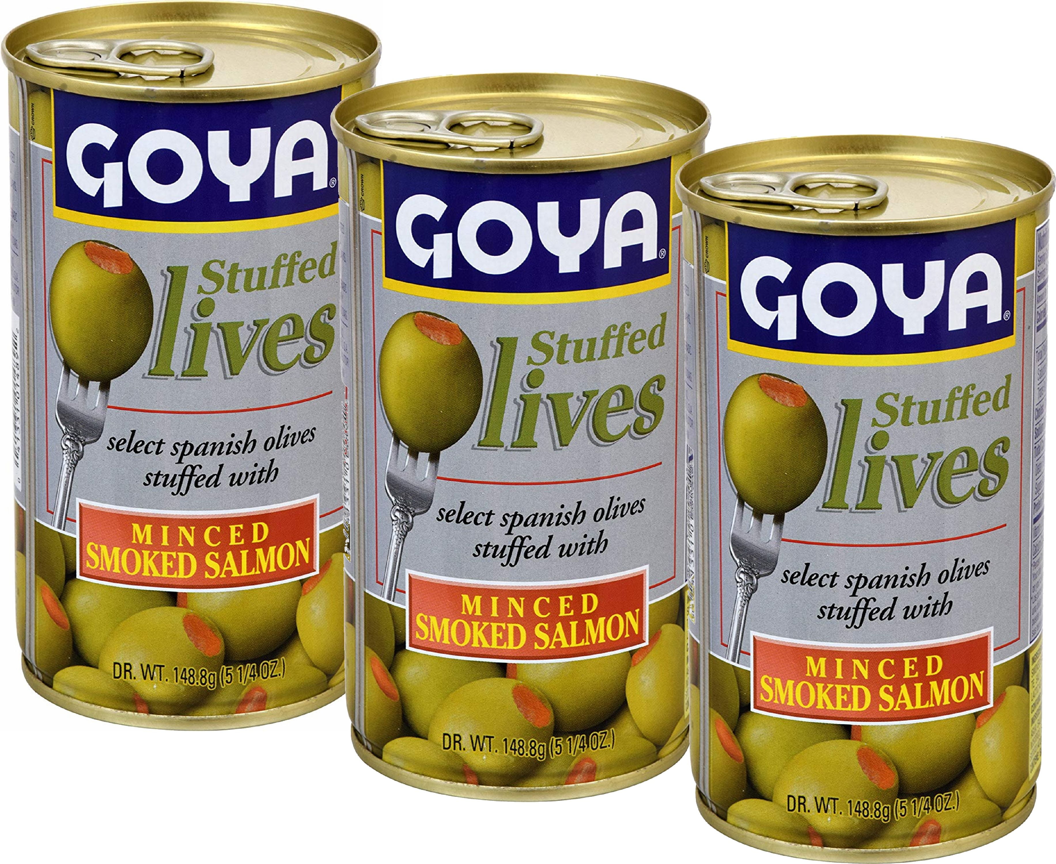 Goya Olives with Smoked Salmon 5 oz Pack of 3
