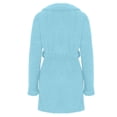 thumbnail image 5 of Dyegold Plush Robes For Women Lightweight Fuzzy Fleece Short Bathrobes Cute Soft Fluffy Spa Shower Pajamas Coats Loungewear, 5 of 6