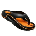 thumbnail image 3 of Clossjun Mens Comfortable Summer Flip Flops With Thick Soles Non-Slip Lightweight Fashion Casual Sandals Arch Support Shower Shoes 37, 3 of 6