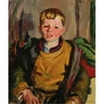 thumbnail image 2 of Robert Henri 15x17 Gold Ornate Wood Frame and Double Matted Museum Art Print Titled - Macnamara, 2 of 4
