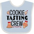 thumbnail image 3 of Inktastic Christmas Cookie Tasting Crew with Holiday Cookies Boys or Girls Baby Bib, 3 of 4