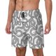 thumbnail image 1 of Balery Snake Bañador para hombre, shorts de playa de secado rápido con entrepierna y forro de compresión-Small, 1 of 6