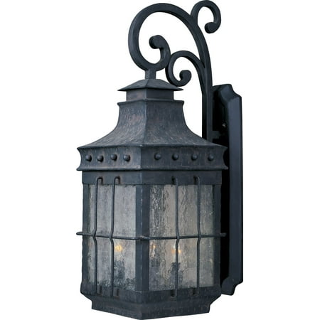 

Wall Sconces 3 Light Bulb Fixture With Country Forge Finish Forged Iron Material Candelabra Bulbs 9 inch 120 Watts