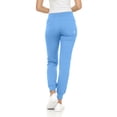 thumbnail image 5 of MediChic Women’s Premium Scrub Set – V-Neck Notch Scrub Top & 6-Pocket Jogger Scrub Pants, 4-Way Stretch, Medical Uniform Ceil XS, 5 of 5