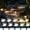 Warm White, variant on Solar Spot Lights Outdoor Waterproof IP65, Landscape Spotlights Outdoor, Compact Design Spot Lights, Solar Powered Flood Lights for Garden Yard Pathway House Tree Outside, 10 Pack, Cool White