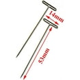 thumbnail image 2 of NOGIS 100pcs Wig T-Pins 2 Inch with Plastic Storage Box Silver Stainless Steel T Pins for Blocking Knitting Sewing Modelling Office Wall Crafts Wig Pins for Foam Head, 2 of 7