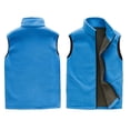 thumbnail image 2 of Jesscasday Mens Plus Size Winter Thermal Polar Fleece Vest Full Zip Sleeveless Casual Bodyw, 2 of 21