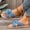 Sky Blue, variant on Slides Women,Womens Slides,Beach,Platform,Wide,Canvas,Orange,6