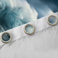 thumbnail image 4 of Manfei Sea Wave Storm Blackout Curtains Set of 2 (52x84 Each), Nature Disaster Window Curtains, Ocean Marine Theme Curtains and Drapes, Curtains and Drapes Home Decor, 4 of 6