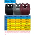 thumbnail image 3 of FANNYC Women's Hollow Sports Bra High Impact Seamless Strappy Racerback Bras for Yoga Workout Fitness Activewear Sexy Yoga Bra Tops, 3 of 7