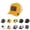 Black, variant on Running Cap For Men Women Breathable Lightweight Outdoor Sports Hat