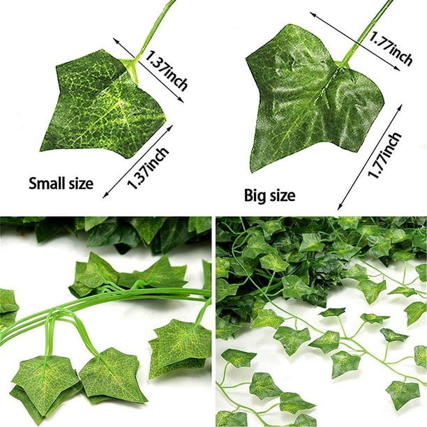 Plante suspendue artificielle - feuilles de raisin
