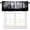 Forest-10, variant on Horror Forest Valance Curtain Scary Dark Spooky Landscape Gothic Halloween Rod Pocket Valance Window Treatments 1 Panel Short Curtains for Kitchen Farmhouse Living Room Decor 54x18 in