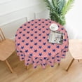 thumbnail image 6 of Patriotic Tablecloth 4th of July Tablecloth Washable Reused Table Cover Blue Star Round Tablecloth 60 Inch for Holiday Dinner Picnic Outdoor Party Dining Room Table Decor, 6 of 6