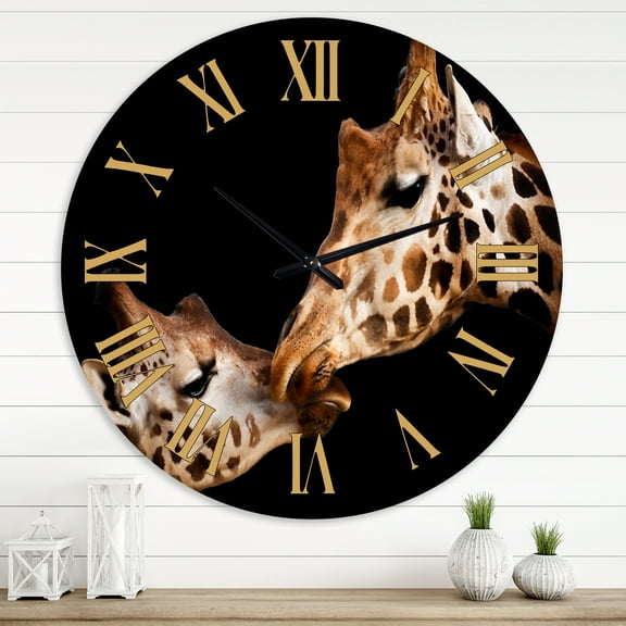 Designart 1 in Quartz Farmhouse Wall Clock