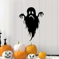 thumbnail image 3 of BOBOMOTI Halloween Window Clings, Halloween Ghost Window Stickers, Scary Halloween Party Decorations Clearance, 3 of 6