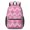 Pioneer Flower Floral Print Pattern-1, variant on Pioneer Flower Floral Print Pattern 17" School Backpacks for Teens,Waterproof Oxford Fabric,S-Shape Padded Straps for School,Travel,Hiking,Camping