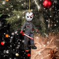 thumbnail image 2 of Adornos para árbol de películas de terror, adornos colgantes creativos de terror para Halloween, adornos colgantes de terror para coche, mini adornos para árbol de Halloween, adornos navideños para de, 2 of 4