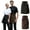 Black+Brown, variant on tooloflife Square Short Waist Apron with Double Pockets for Kitchen Hotel Cafe Restaurant Pub Bar Unisex 2 Color