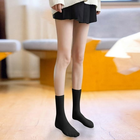 

socks for women Womens Socks Solid Color Crew Socks Colorful Lightweight Cotton Athletic Socks