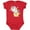 Red, variant on Inktastic Teacup Unicorn Boys or Girls Baby Bodysuit