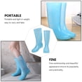 thumbnail image 2 of 1 par de botas de lluvia transparentes mujeres botas de lluvia alta prácticas botas de lluvia, 2 of 4