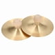 thumbnail image 1 of 3.5-Inch Wooden Handle Mini Cymbals for Fingers, Pair of Percussion Instruments, 1 of 5