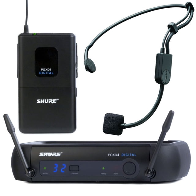 Sistema PGXD14/PGA31 Shure Inalámbrico con Micrófono Diadema, Transmisor y Receptor Shure Patrón Polar Cardioide