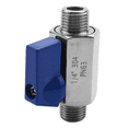 thumbnail image 6 of 6X Stainless Steel Ball Valve - 1/4 Inch NPT Thread Male Small Mini Ball Valve (1/4Inch Male&Male), 6 of 8