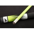 thumbnail image 2 of Mizerak 58 In. Deluxe Composite Neon Fade 2-Piece Billiards Cue, Green, 2 of 7