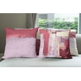 thumbnail image 7 of Ambesonne Throw Pillow Cover 4 Pack, , 20", Mauve Raspberry and Eggshell, 7 of 7