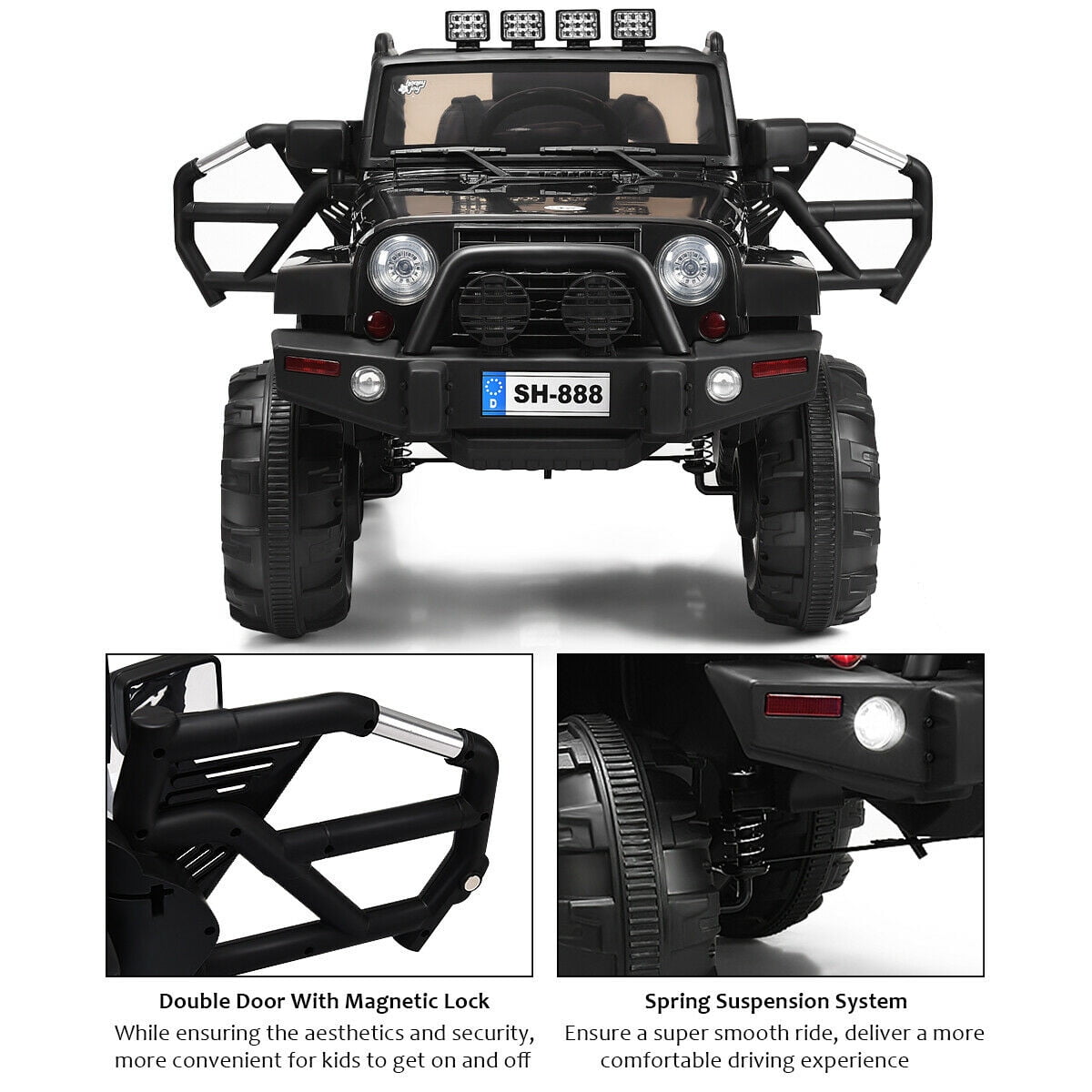 remote control power wheels with bluetooth