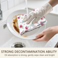 thumbnail image 5 of 2 Pcs Pioneer Flower Floral Print Pattern Kitchen Towels, Funny Microfiber Dish Towel Set, 18" X 26" Tea Towels, 5 of 6