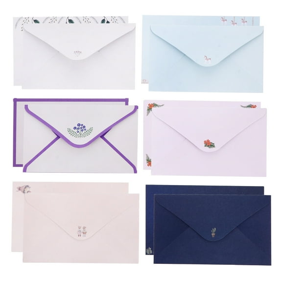 GOOHOCHY Lovely Floral Writing Paper with Envelopes for Letters and Invitations Assorted Color A5 Size